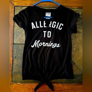 Jerryleigh “Allergic to mornings” Women’s top